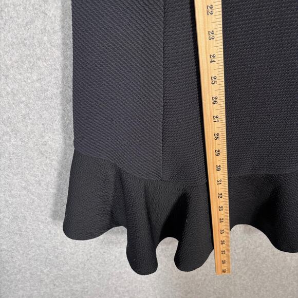 Anthropologie HD In Paris Dress 6 Marcelline Ruffle Textured Ribbed Flounce Twee - Picture 4 of 14